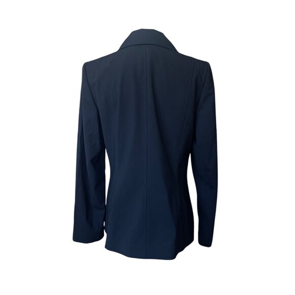 Lafayette 148 Womens Blazer 8 Knit Virgin Wool Fitted Office Minimalist Preppy - Picture 4 of 9